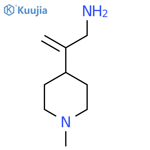 2-(1-methylpiperidin-4-yl)prop-2-en-1-amine structure