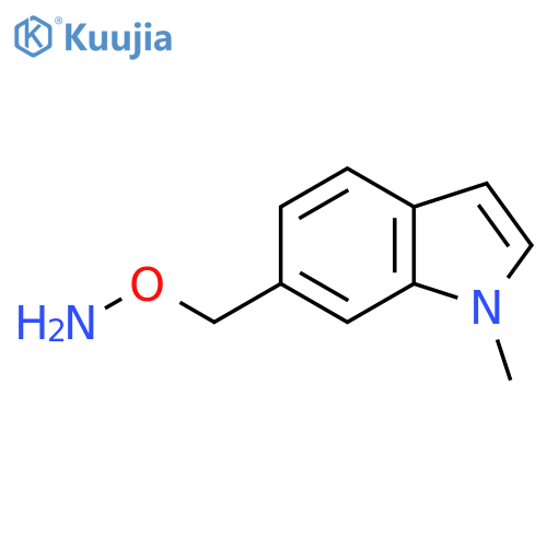 O-(1-methyl-1H-indol-6-yl)methylhydroxylamine structure