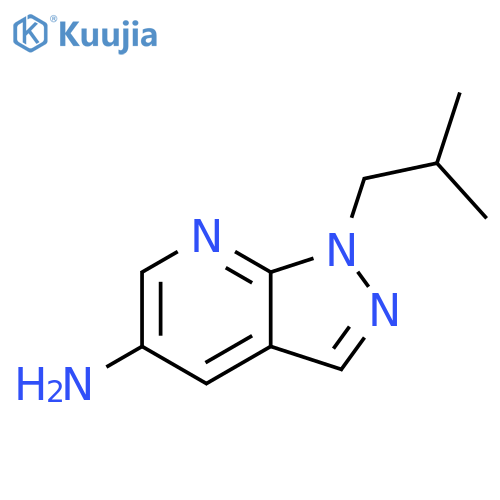 1-(2-Methylpropyl)pyrazolo[3,4-b]pyridin-5-amine structure