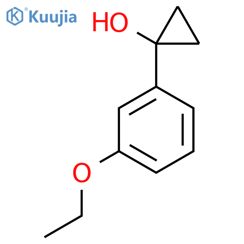 1-(3-ethoxyphenyl)cyclopropan-1-ol structure