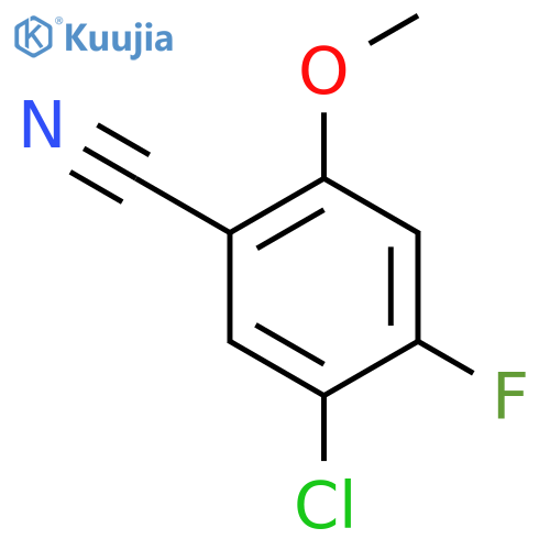 5-Chloro-4-fluoro-2-methoxybenzonitrile structure