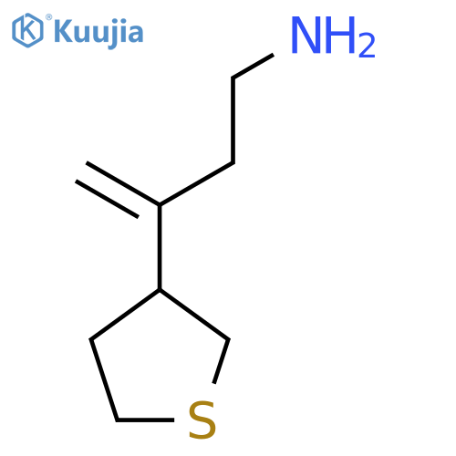 3-(thiolan-3-yl)but-3-en-1-amine structure