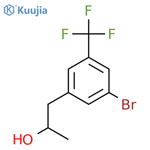 1-[3-Bromo-5-(trifluoromethyl)phenyl]propan-2-ol structure