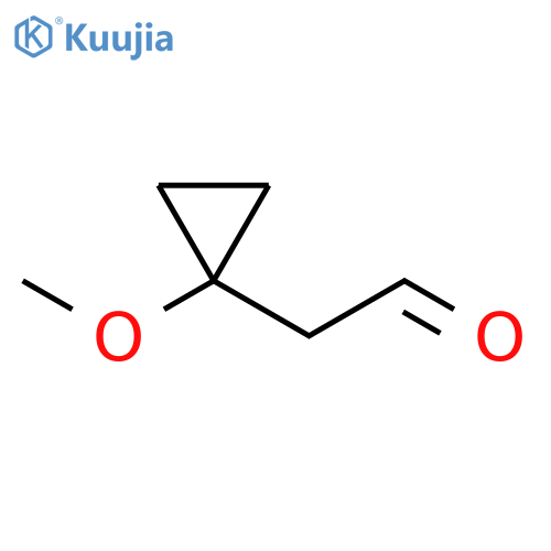 2-(1-methoxycyclopropyl)acetaldehyde structure