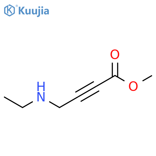 2-Butynoic acid, 4-(ethylamino)-, methyl ester structure