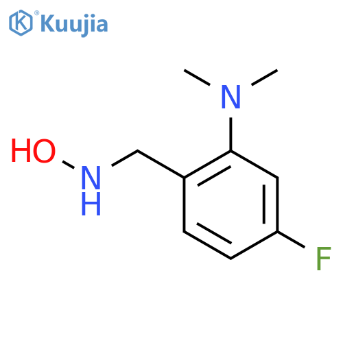 5-fluoro-2-(hydroxyamino)methyl-N,N-dimethylaniline structure