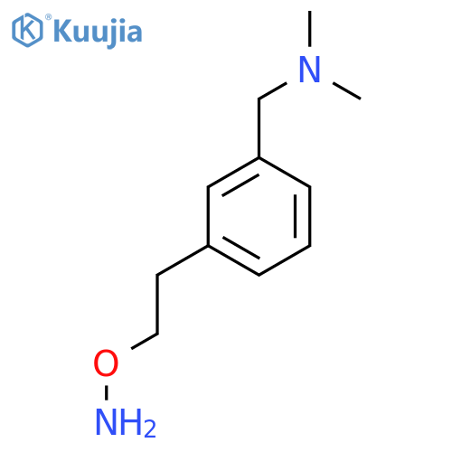 ({3-2-(aminooxy)ethylphenyl}methyl)dimethylamine structure