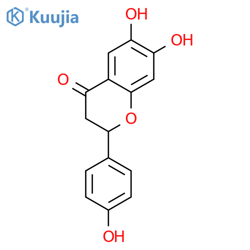 6,7,4'-trihydroxyflavanone structure