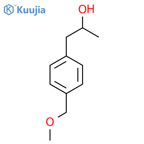 1-4-(methoxymethyl)phenylpropan-2-ol structure