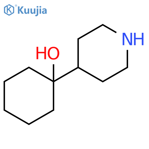 1-(piperidin-4-yl)cyclohexan-1-ol structure