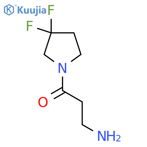 3-Amino-1-(3,3-difluoropyrrolidin-1-yl)propan-1-one structure