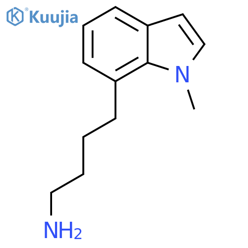 4-(1-methyl-1H-indol-7-yl)butan-1-amine structure