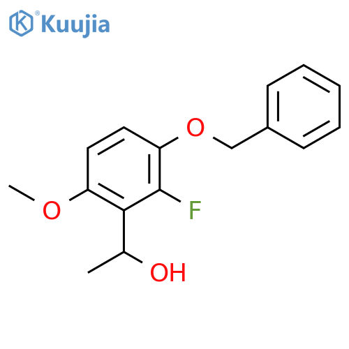 1-(3-(Benzyloxy)-2-fluoro-6-methoxyphenyl)ethanol structure