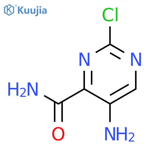 5-Amino-2-chloropyrimidine-4-carboxamide structure