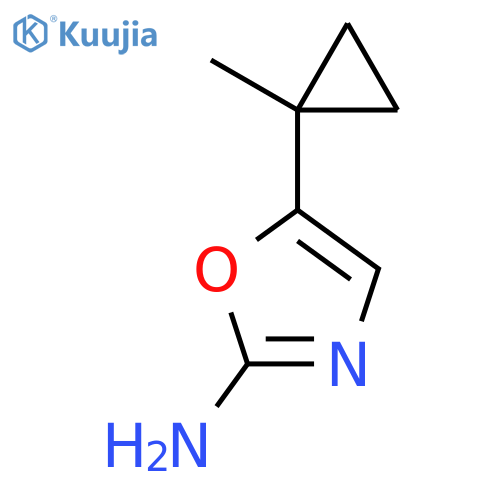 5-(1-methylcyclopropyl)-1,3-oxazol-2-amine structure