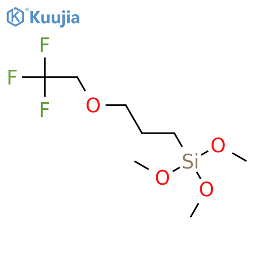 Silane, trimethoxy[3-(2,2,2-trifluoroethoxy)propyl]- structure