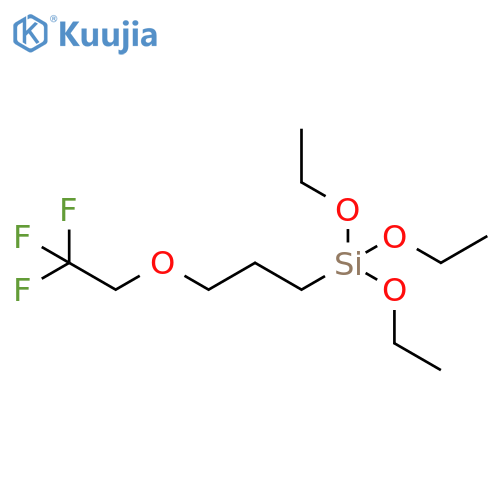 Silane, triethoxy[3-(2,2,2-trifluoroethoxy)propyl]- structure