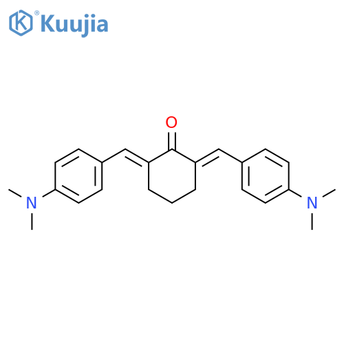 (2Z,6E)-2,6-bis({[4-(dimethylamino)phenyl]methylidene})cyclohexan-1-one structure