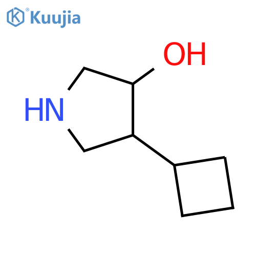4-cyclobutylpyrrolidin-3-ol structure