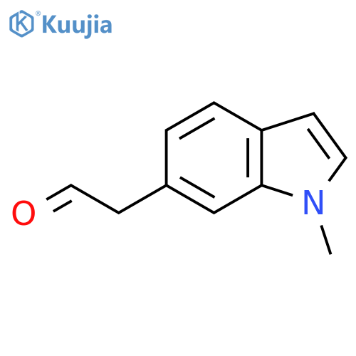 2-(1-methyl-1H-indol-6-yl)acetaldehyde structure