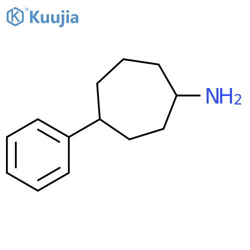 4-phenylcycloheptan-1-amine structure