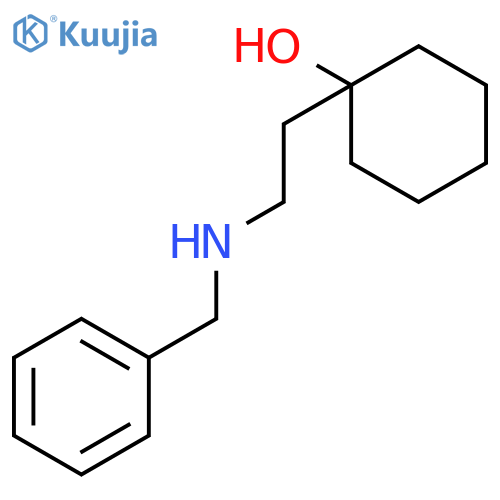 Cyclohexanol, 1-[2-[(phenylmethyl)amino]ethyl]- structure