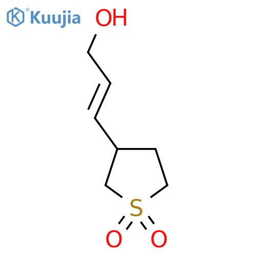 3-(3-hydroxyprop-1-en-1-yl)-1lambda6-thiolane-1,1-dione structure