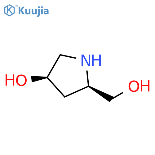 cis-4-Hydroxy-2-pyrrolidinemethanol structure