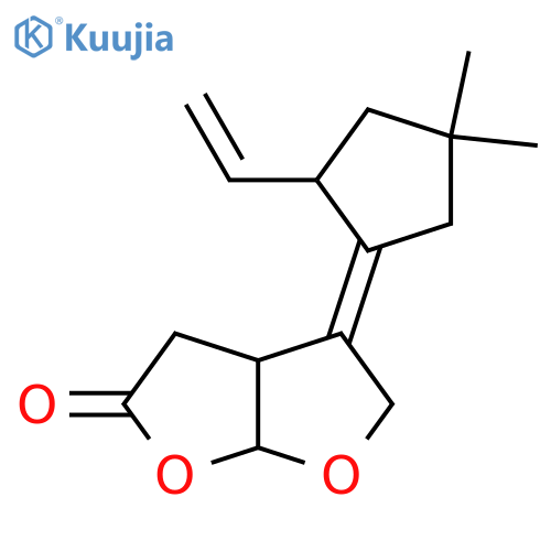 4,15-Epoxy-7,8-seco-2,8(14)-tremuladien-7,4-olide; (4S,6S)-form structure