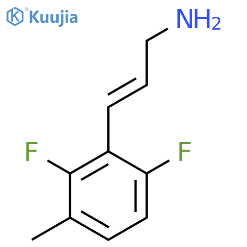 3-(2,6-difluoro-3-methylphenyl)prop-2-en-1-amine structure