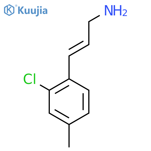 3-(2-chloro-4-methylphenyl)prop-2-en-1-amine structure