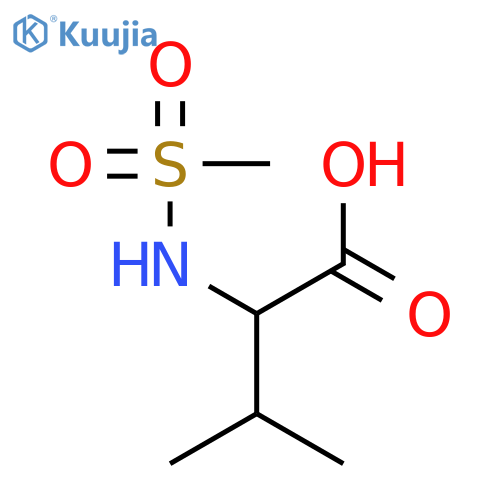 2-methanesulfonamido-3-methylbutanoic acid structure