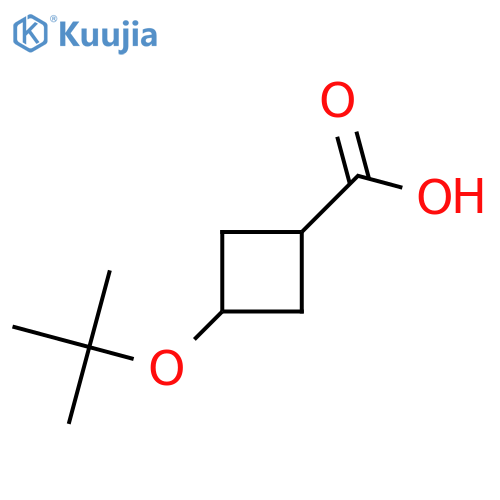 3-(Tert-butoxy)cyclobutane-1-carboxylic acid structure