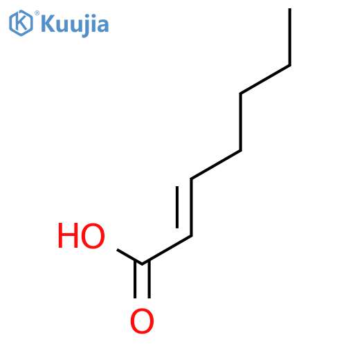2-Heptenoic acid structure