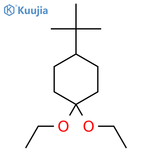 4-tert-Butylcyclohexanone Diethyl Acetal structure