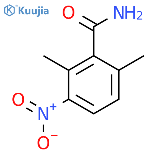 2,6-Dimethyl-3-nitrobenzamide structure