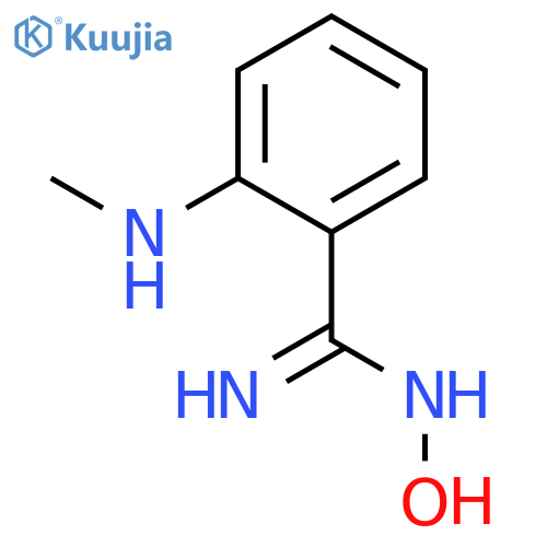 N'-hydroxy-2-(methylamino)benzene-1-carboximidamide structure