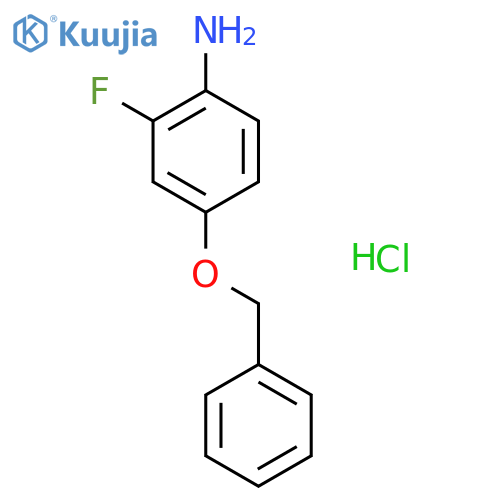4-(Benzyloxy)-2-fluoroaniline structure
