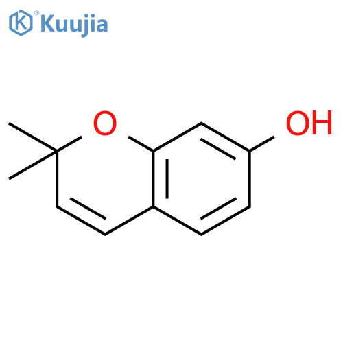 2H-1-Benzopyran-7-ol, 2,2-dimethyl- structure