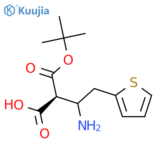 Boc-(2-thienyl)-L-beta-homoalanine structure
