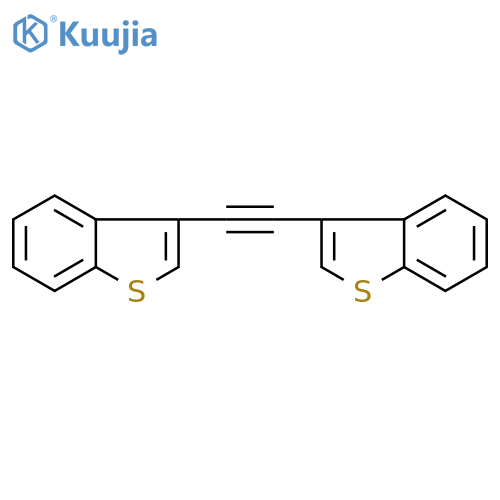 3,3'-(1,2-ethynediyl)bis-benzo[b]thiophene structure