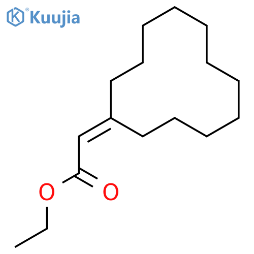 ethyl 2-cyclododecylideneacetate structure