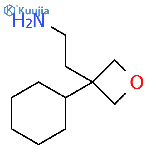 3-Oxetaneethanamine, 3-cyclohexyl- structure