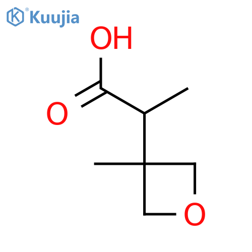 2-(3-methyloxetan-3-yl)propanoic acid structure