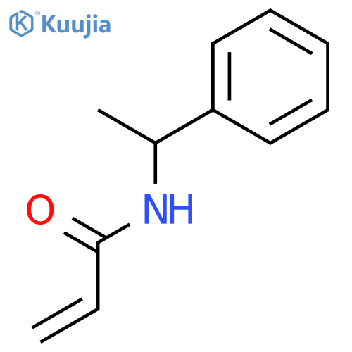 2-Propenamide, N-[(1S)-1-phenylethyl]- structure