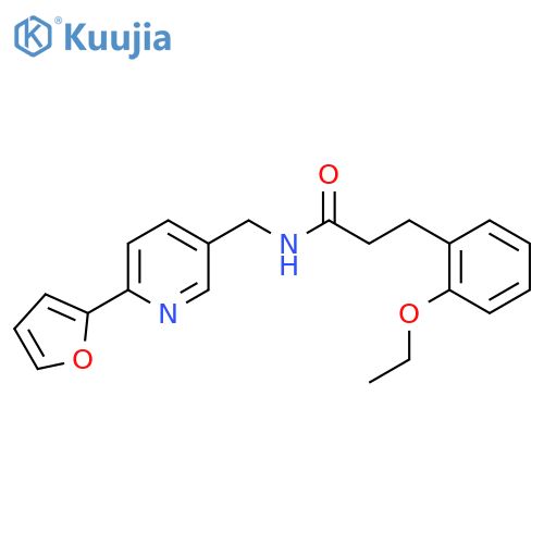 3-(2-ethoxyphenyl)-N-{6-(furan-2-yl)pyridin-3-ylmethyl}propanamide structure