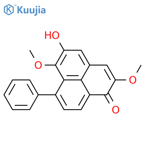 1H-Phenalen-1-one, 5-hydroxy-2,6-dimethoxy-7-phenyl- structure