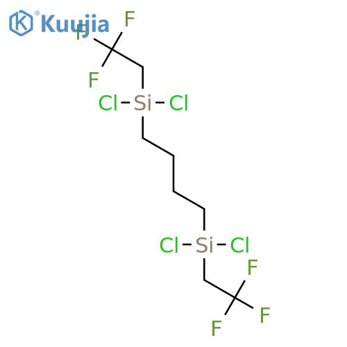 Silane, 1,4-butanediylbis[dichloro(2,2,2-trifluoroethyl)- structure
