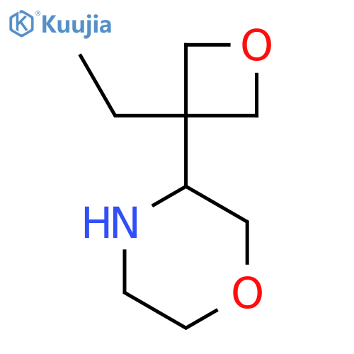 3-(3-ethyloxetan-3-yl)morpholine structure