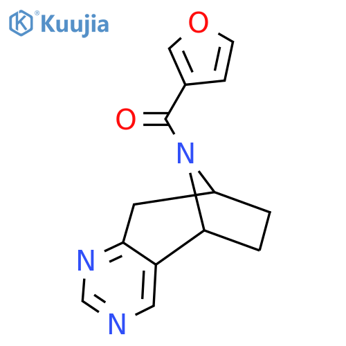 furan-3-yl((5R,8S)-6,7,8,9-tetrahydro-5H-5,8-epiminocyclohepta[d]pyrimidin-10-yl)methanone structure